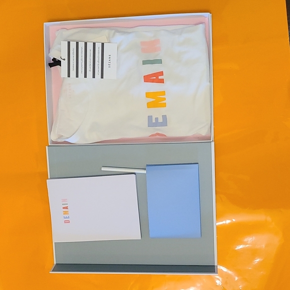 Nwt!Sezane Demain short-sleeved cotton t-shirt. - Picture 10 of 11